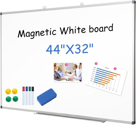 XIWODE Magnetic Dry Erase Board 32x44 in for Home Office School