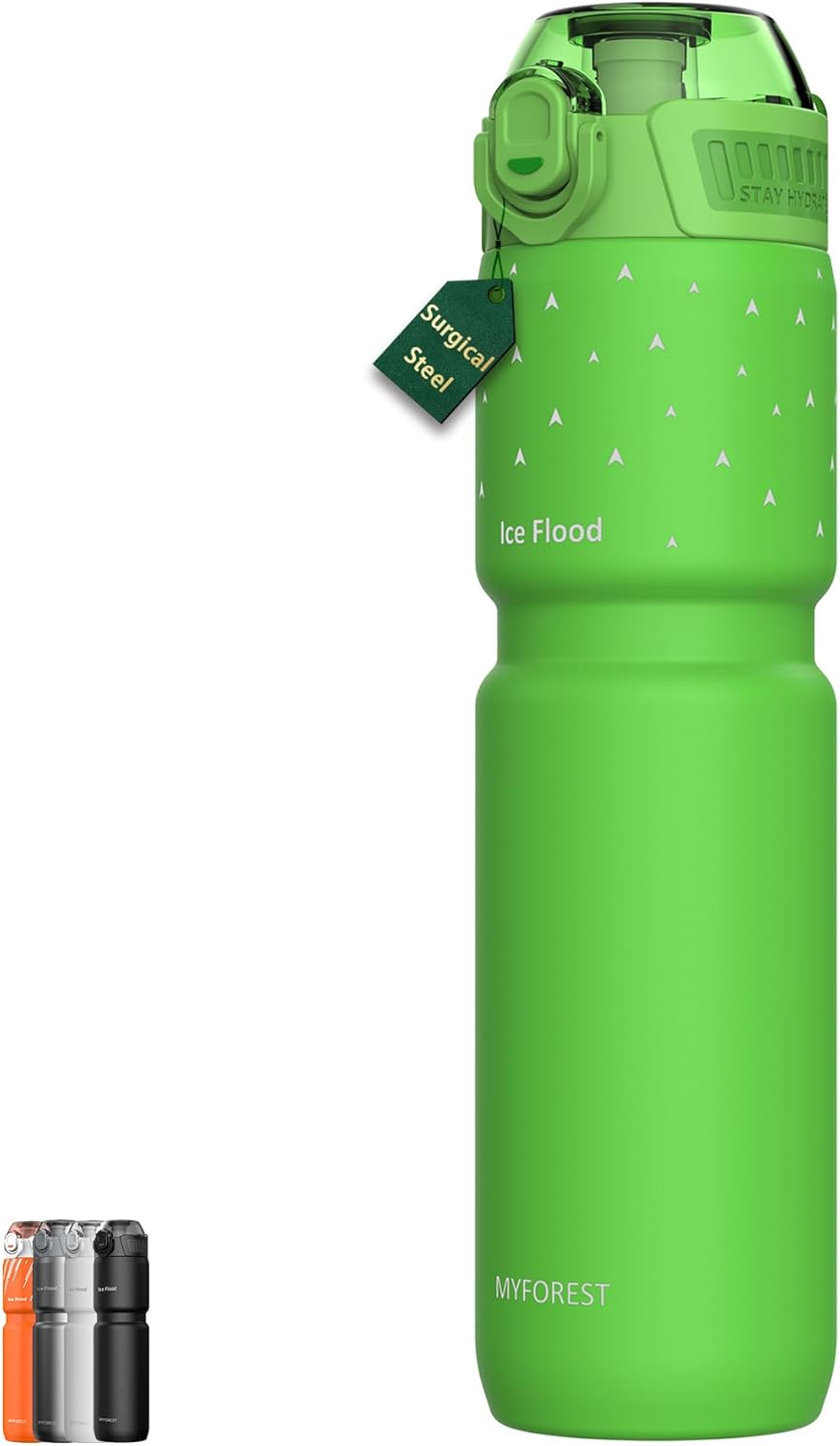 MYFOREST 24oz Insulated Bike Water Bottle for MTB & Gravel