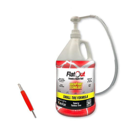 QuickStrike Tire Sealant - Small Tire Formula for Bikes