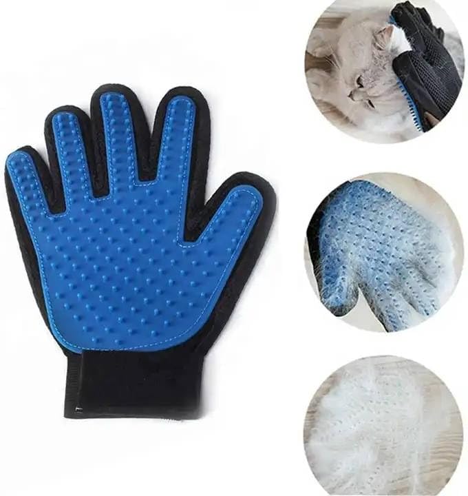 Efficient Deshedding Pet Glove - Gentle Hair Removal