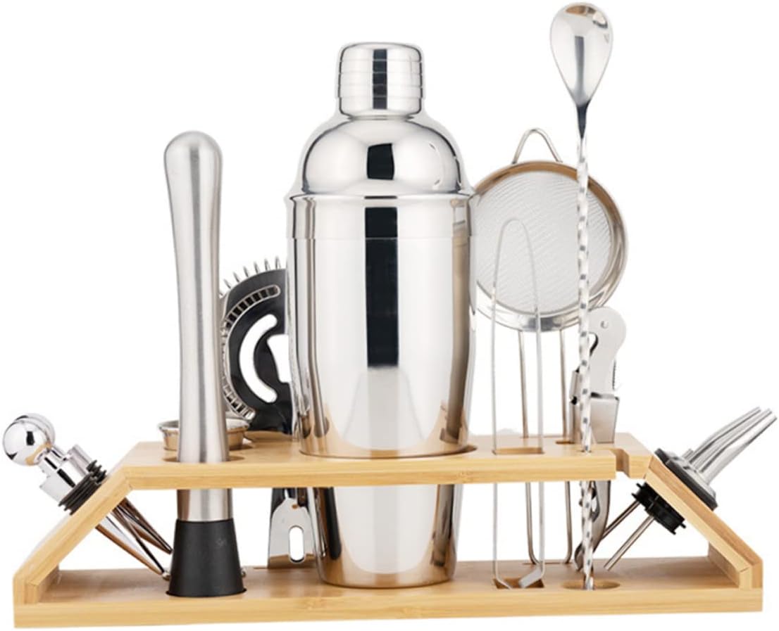NAMOARLY Stainless Steel Cocktail Kit - Mix Drinks Like a Pro!