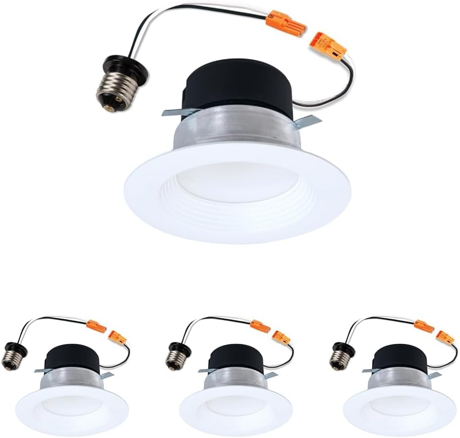 HALO LT 4-inch Integrated LED Recessed Light with Baffle Trim