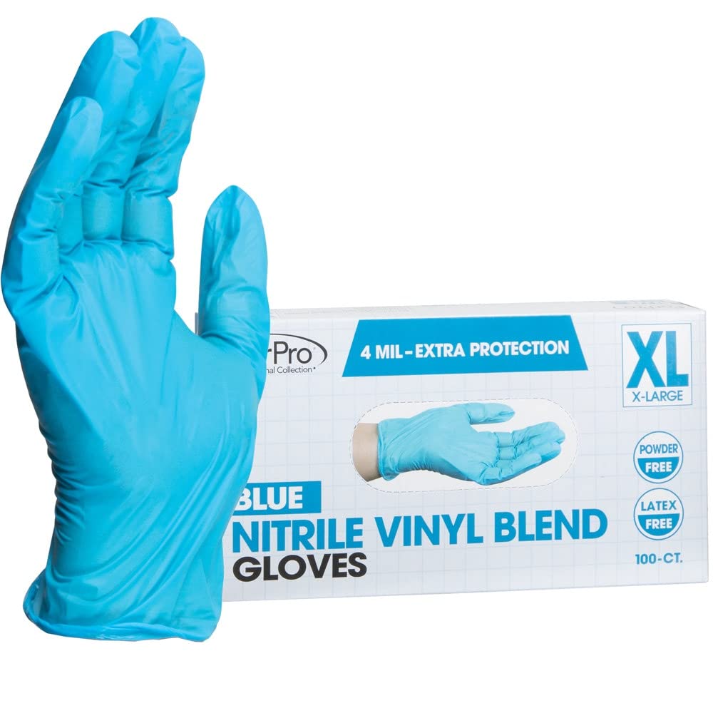 ForPro Professional Disposable Gloves, 4 Mil, Latex-Free, Food Safe