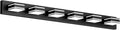 48in Modern LED Vanity Light 6-Light Matte Black - Rotatable Lamps