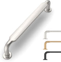 5 Inch Brushed Satin Nickel Cabinet Pulls 10 Pack - Durable Zinc Alloy