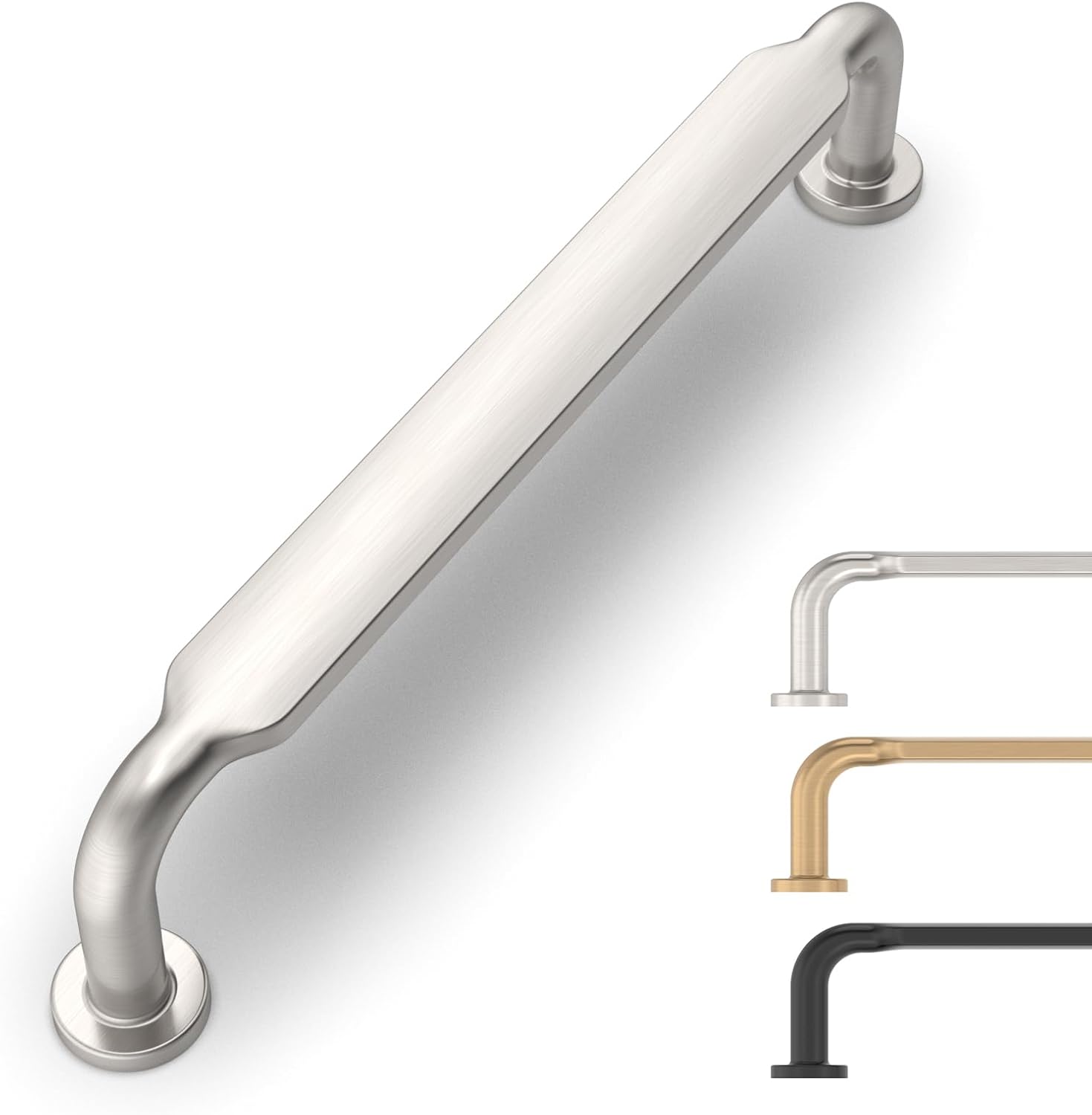10 Pack Brushed Satin Nickel Cabinet Pulls for Kitchen Use