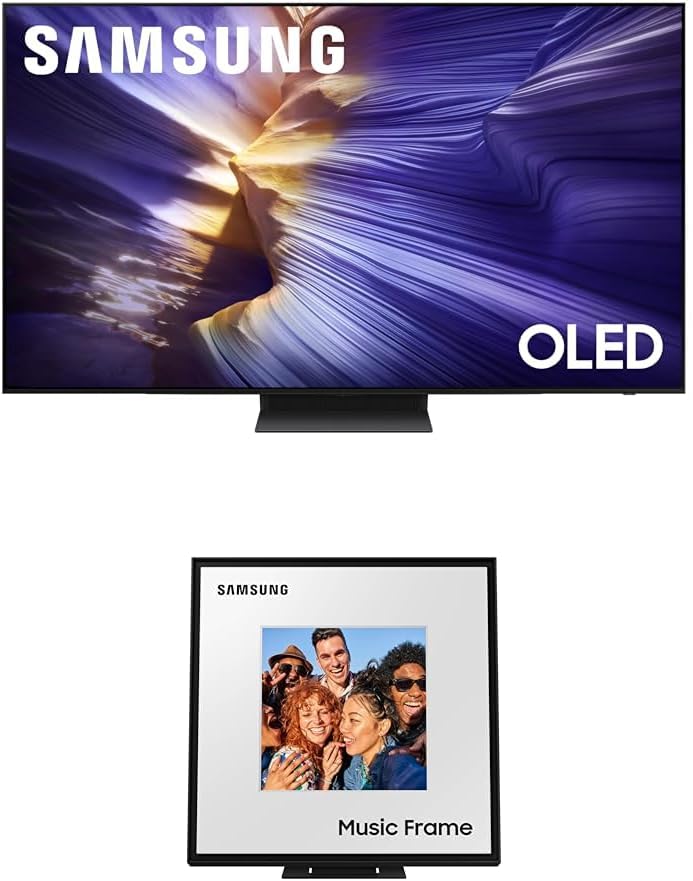 Samsung 55-Inch Class OLED S90F 4K Smart TV with Music Frame