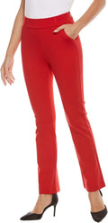 Women's Pull On Barely Bootcut Stretch Dress Pants - Comfortable 39%