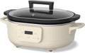 6 Quart Programmable Slow Cooker Removable Nonstick Crock Pot - Serves