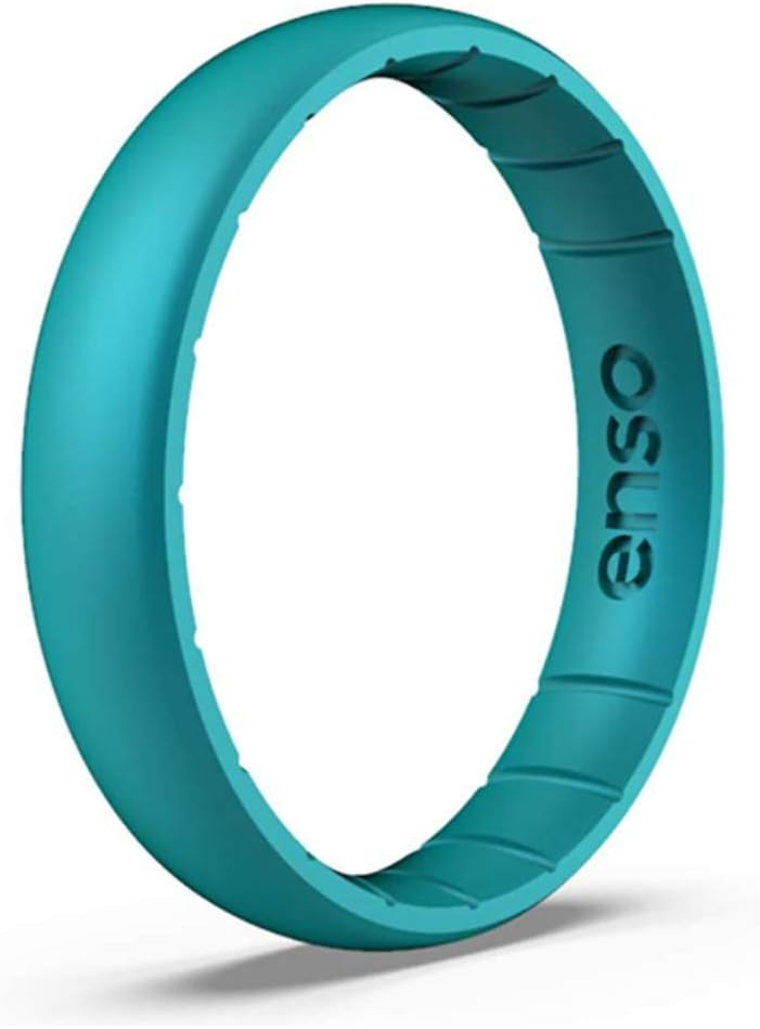 Enso Rings Thin Elements Silicone Ring for Stylish Couples