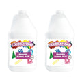 Colorations White School Liquid Glue 2 Gallons - Dries Clear