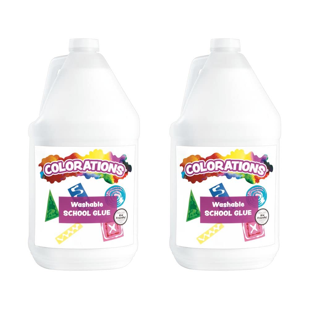 Colorations White School Liquid Glue for Crafts and Projects