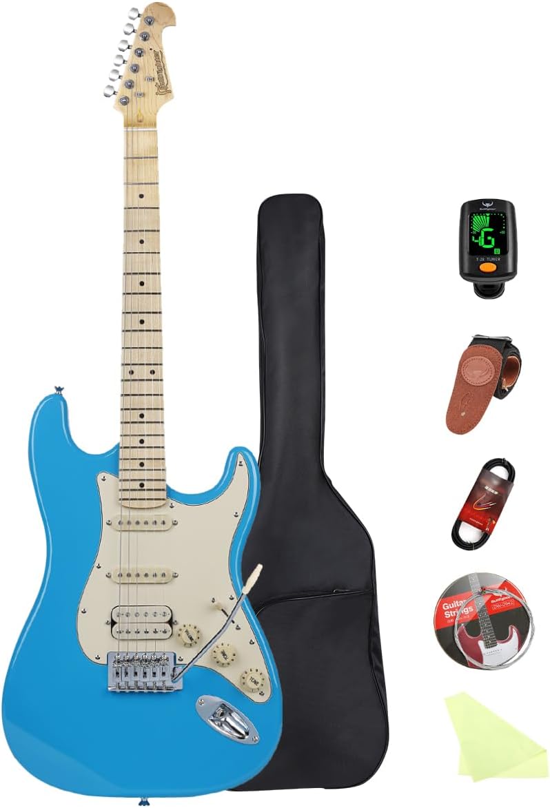 Bullfighter Electric Guitar for Beginners - 39 Inch Full Size