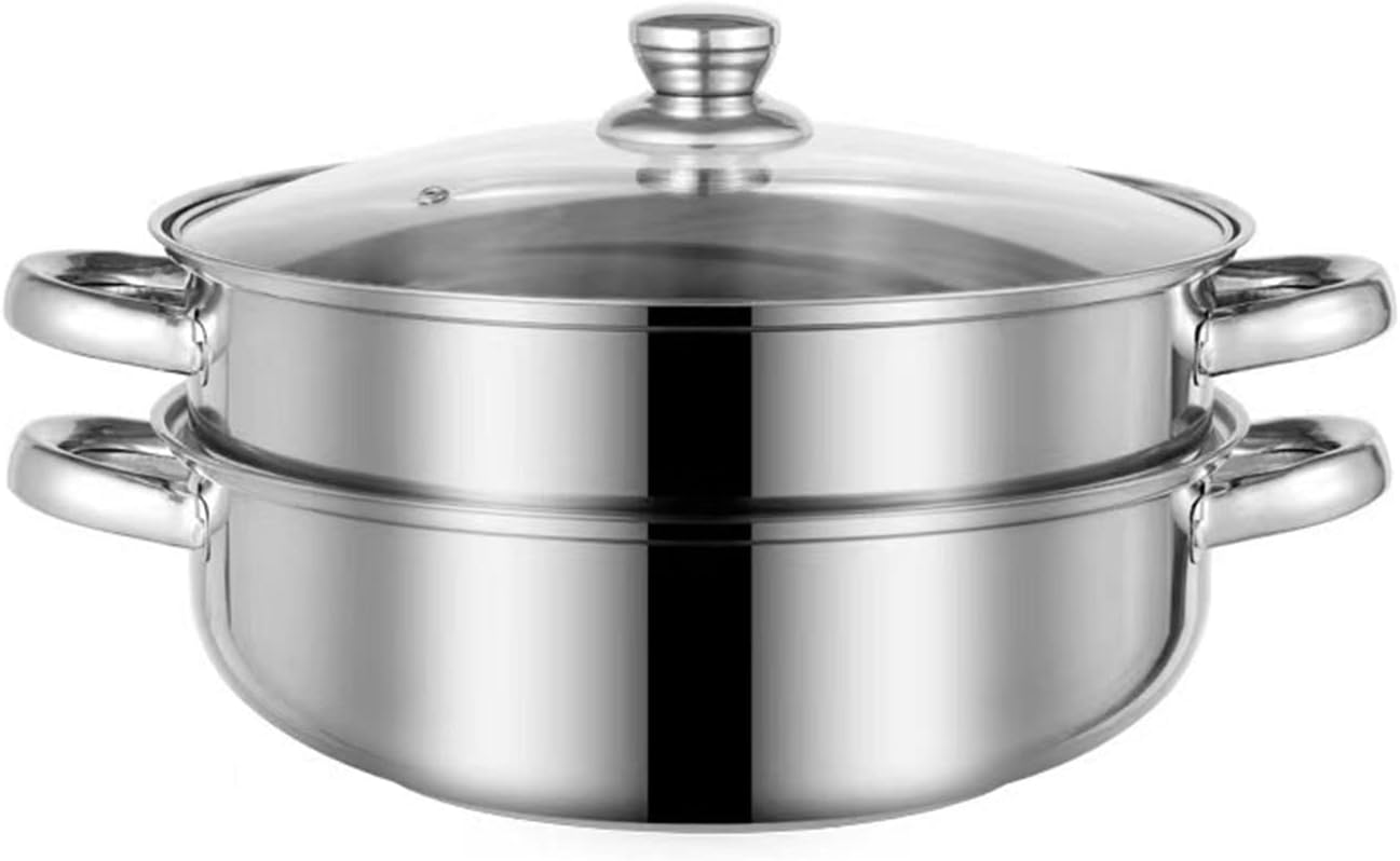 LCPUD 5.0 Quarts Stainless Steel Steamer for Cooking