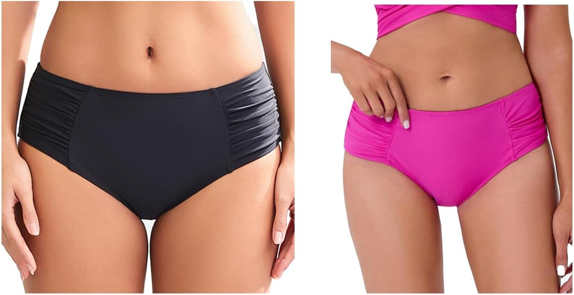 COCOPEAR Full Coverage Bikini Bottoms for Women 50ft 60in