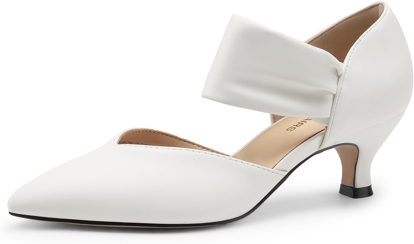 DREAM PAIRS Women's Kitten Heels for Elegant Dressy Occasions