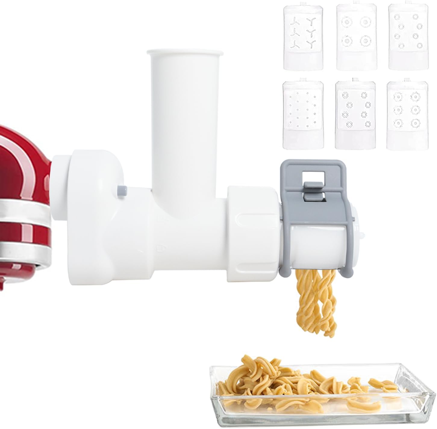 6-in-1 Pasta Maker Attachment for Kitchenaid - Effortless Homemade Pasta!