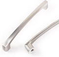COTYKILEY 7in Cabinet Handles 10 Pack Brushed Satin Nickel - Sturdy