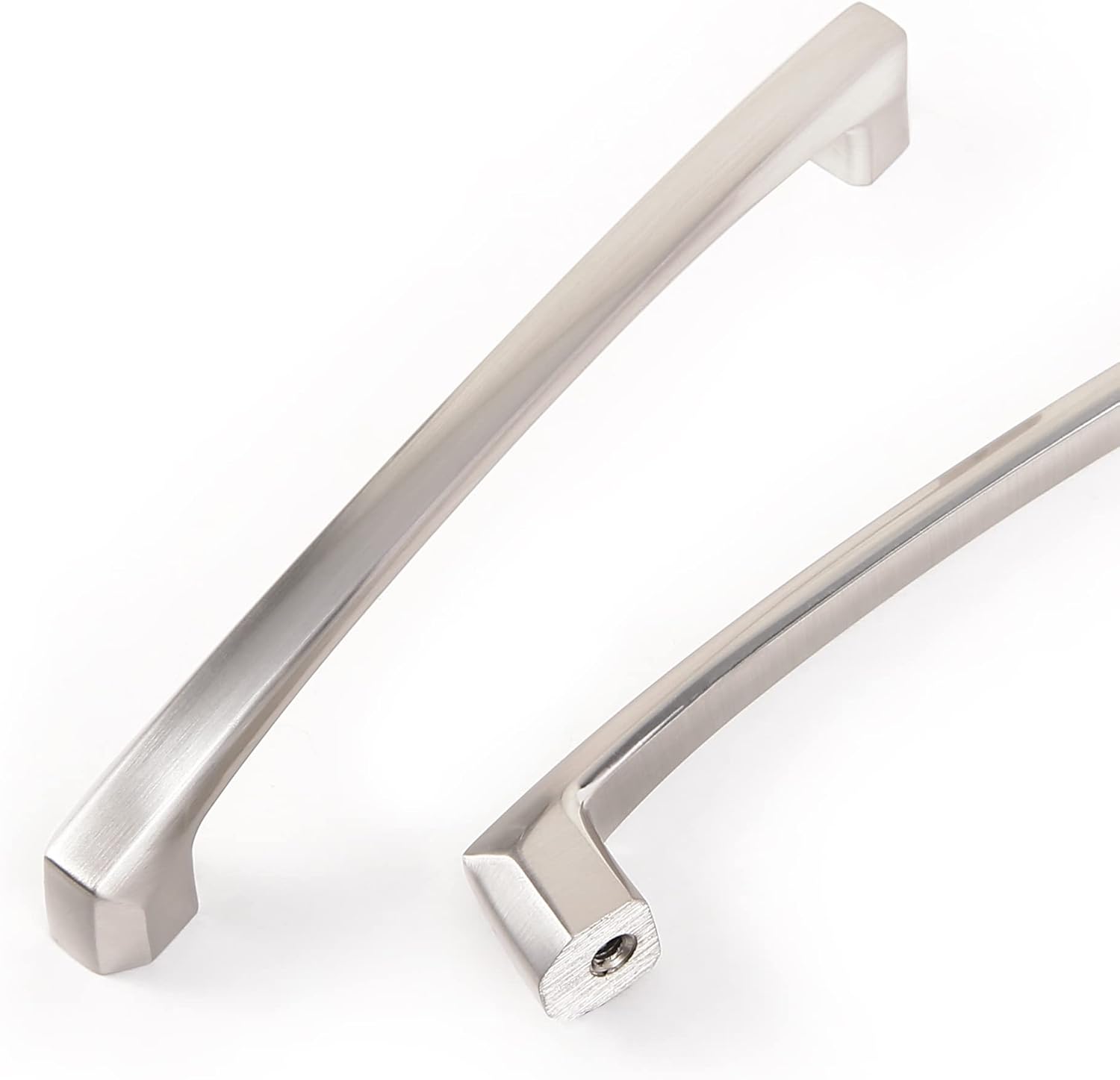 COTYKILEY 10 Pack 7Inch Brushed Satin Nickel Cabinet Handles