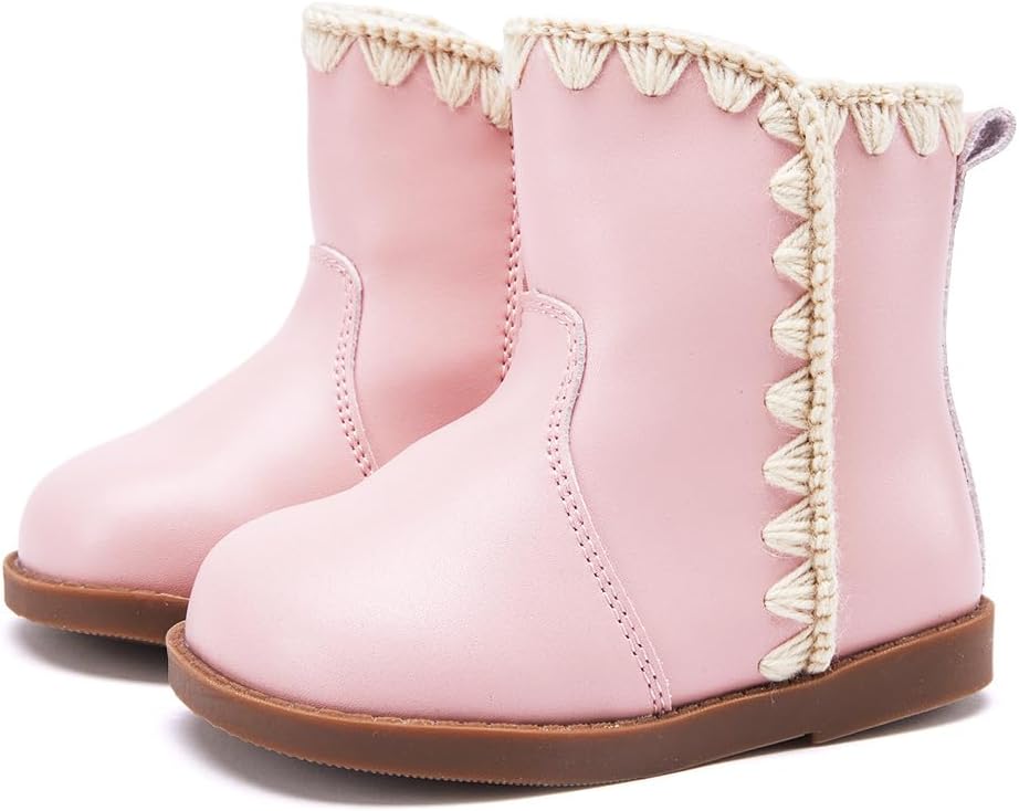 BMCiTYBM Baby Boys Girls Boots First Walking Booties for All Seasons