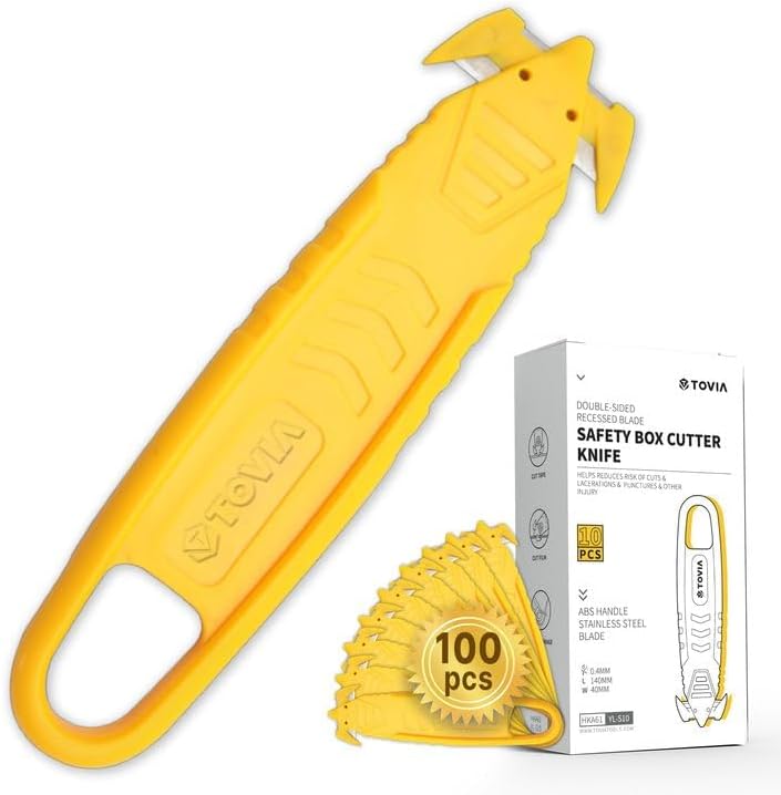 Box Cutter Safety Knife with Double-Sided Blade for Versatile Use