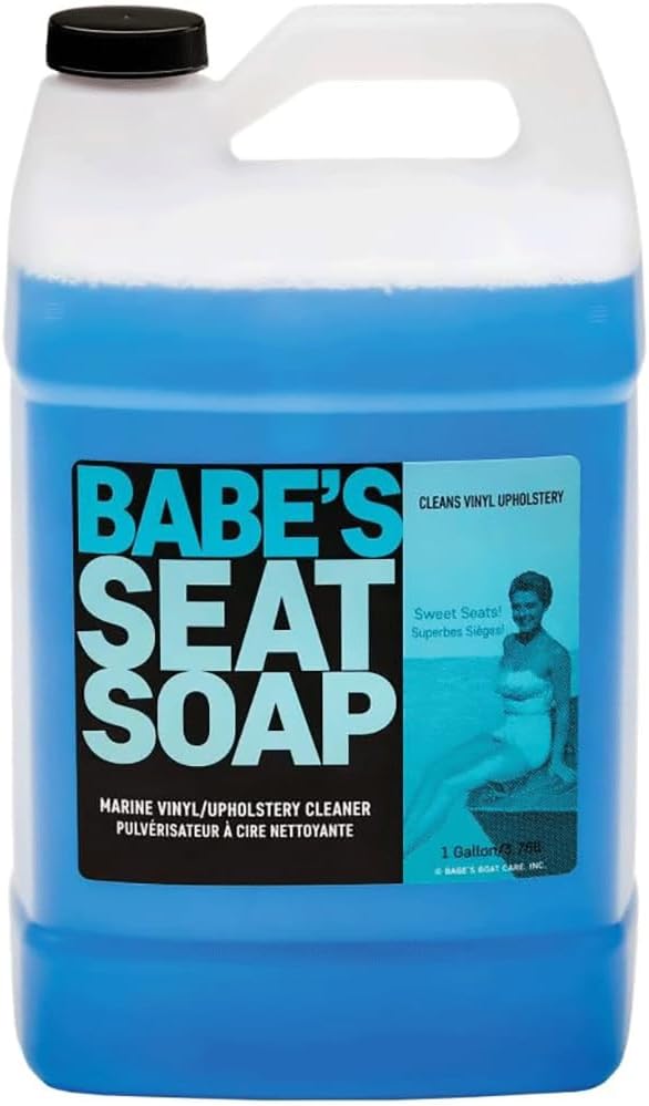 Babes Seat Soap for Marine Vinyl, Plastic & Leather Cleaning