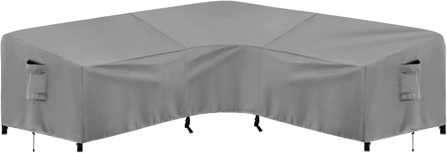 PureFit Outdoor Sectional Sofa Cover for V Shaped Patio Furniture
