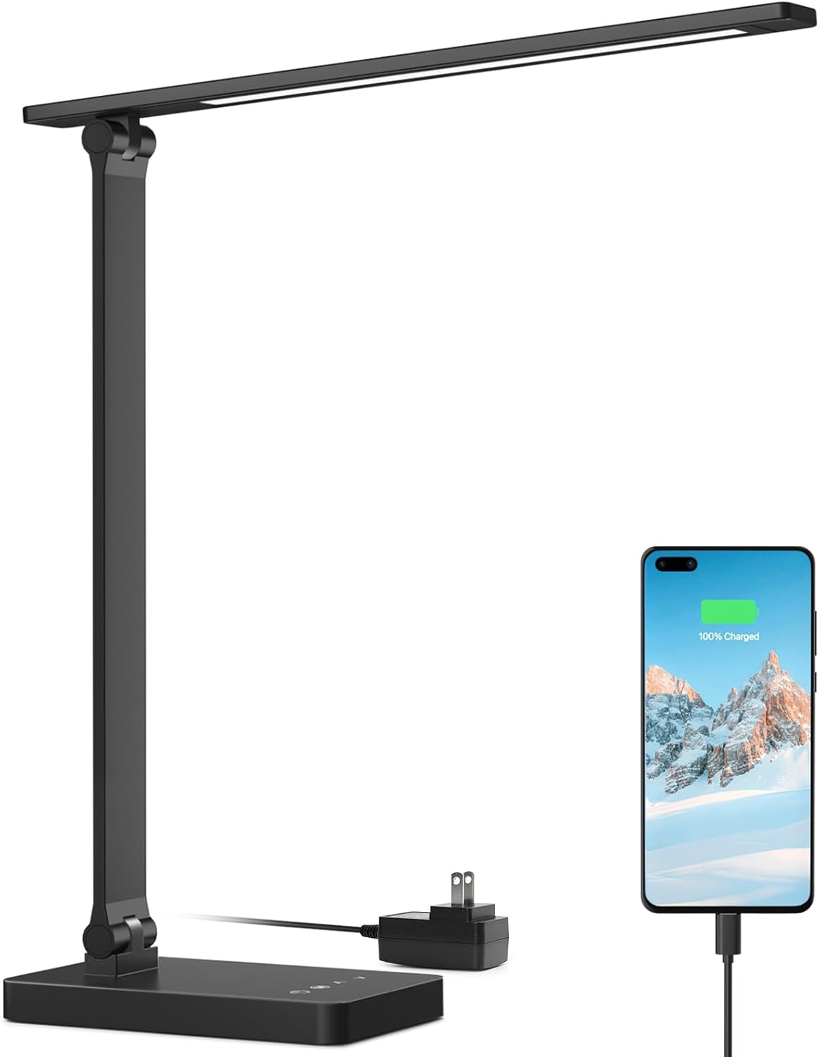 Dimmable LED Desk Lamp - Eye-Friendly Lighting