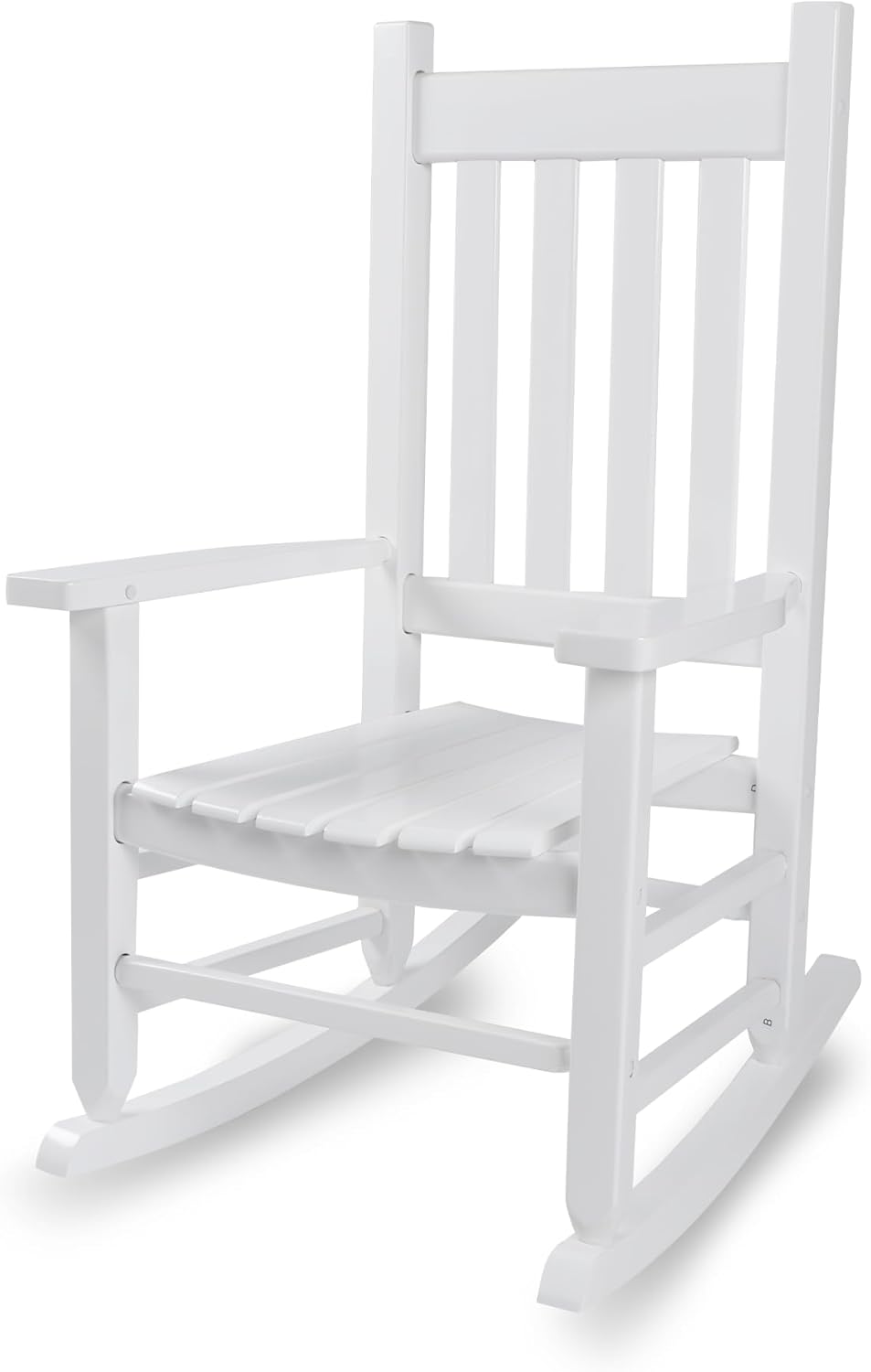 Kids Rocking Chair for Toddlers - Comfy Wooden Recliner
