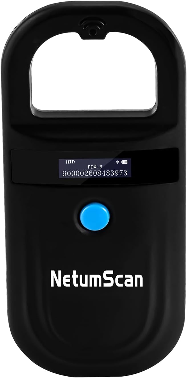 NetumScan Bluetooth Pet Microchip Reader for Easy Scanning