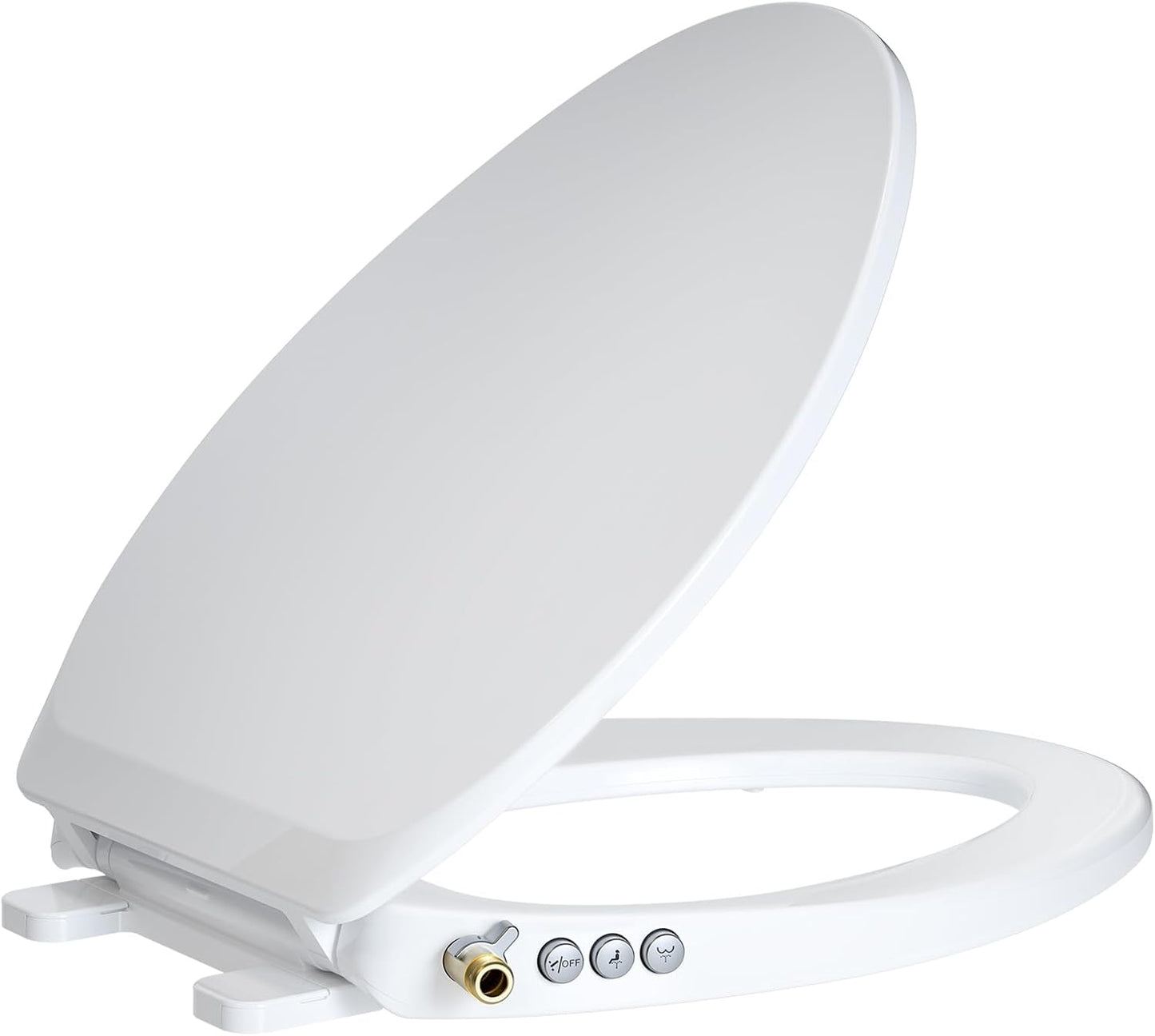 Bidet Toilet Seat Non-Electric with Dual Nozzles for Hygiene