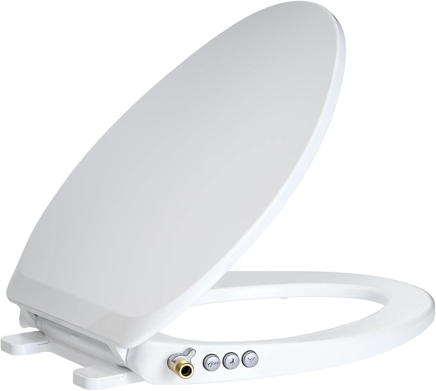 Bidet Toilet Seat Non-Electric with Dual Nozzles for Hygiene