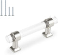 15 Pack Orger Kitchen Cabinet Handles Polished Chrome - Modern Clear