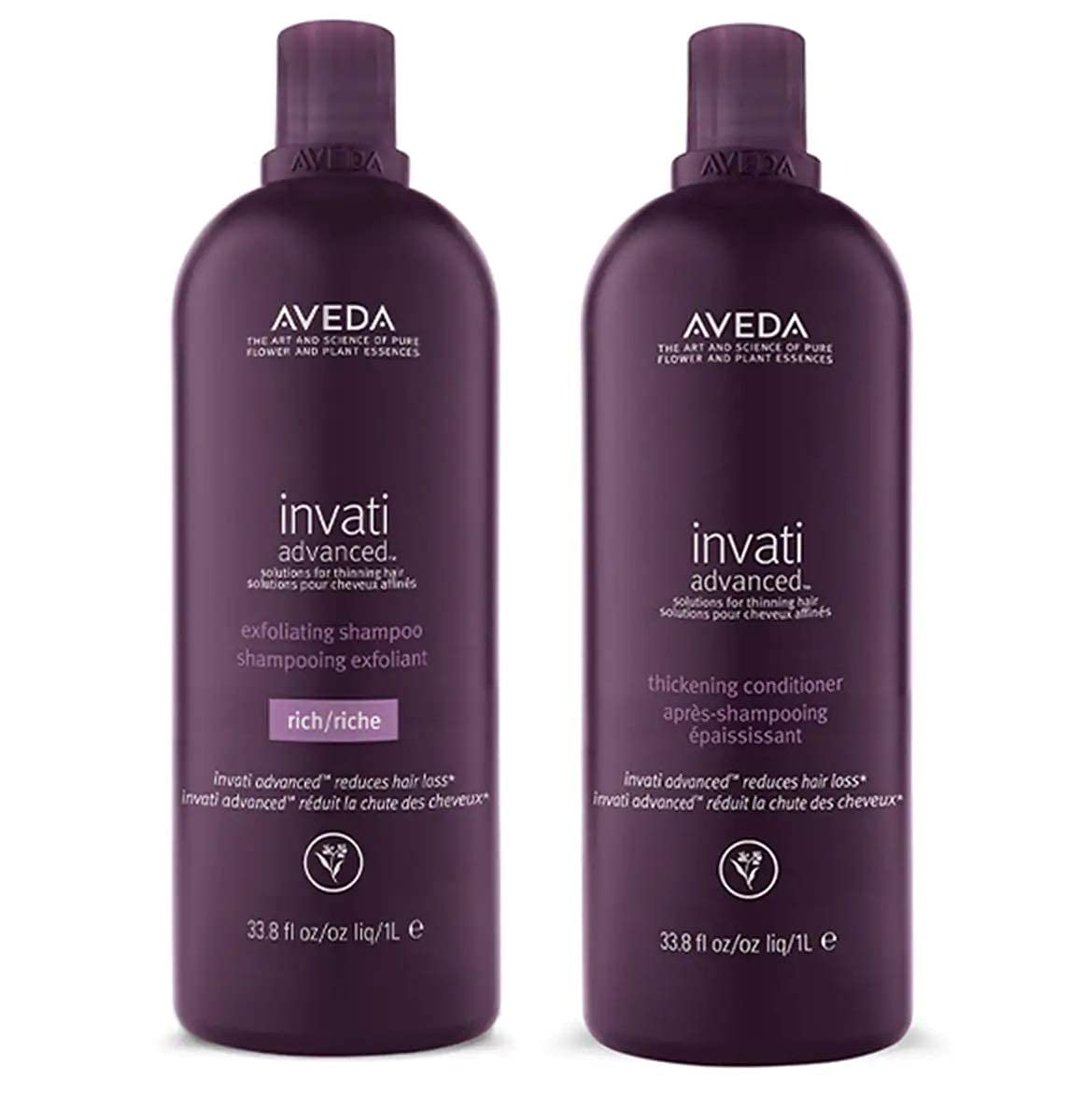 Thickens & Exfoliates Hair: Aveda Invati Advanced Set 33.8oz