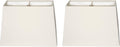 Rectangle Hardback Lamp Shade 2-Pack (7 x 14 to 9 x 16 x 11) - Clean