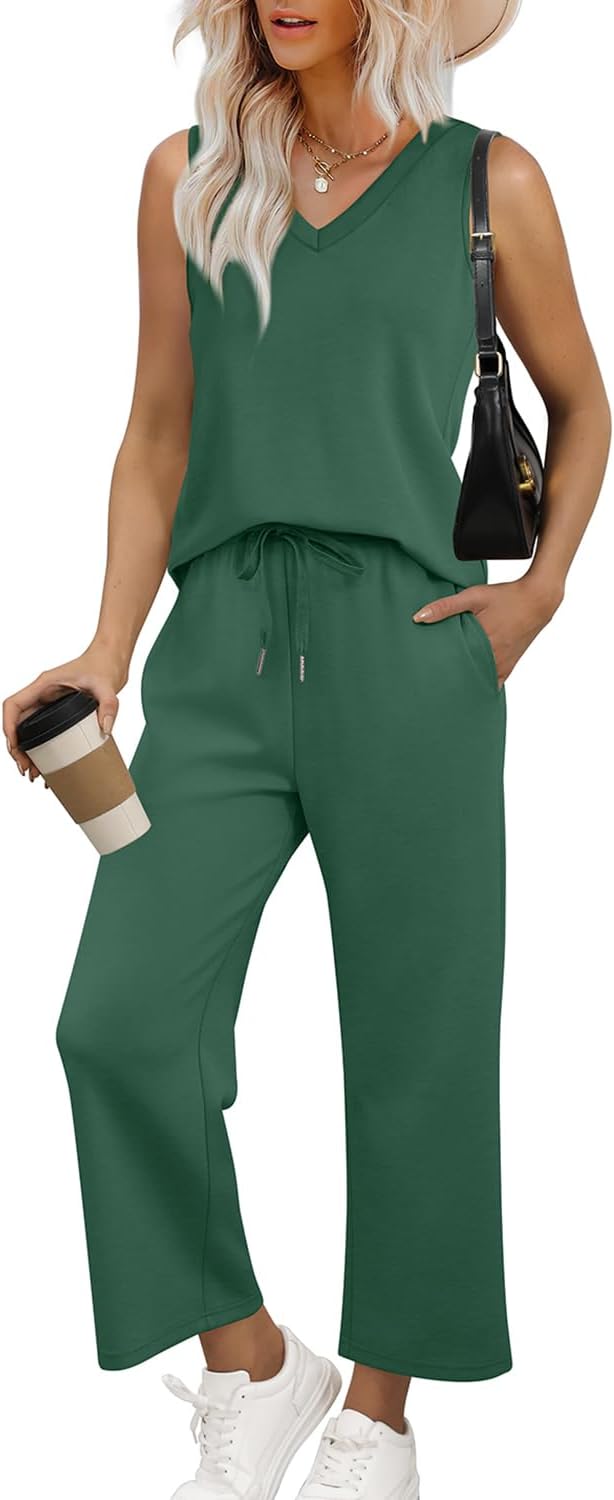 Trendy Two Piece Set for Women Summer Outfits Lounge Sets