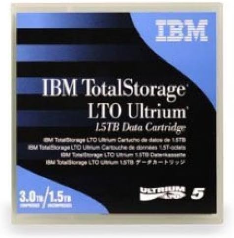IBM LTO Ultrium-5 1.5TB/3.0TB 5/pk for Reliable Data Storage