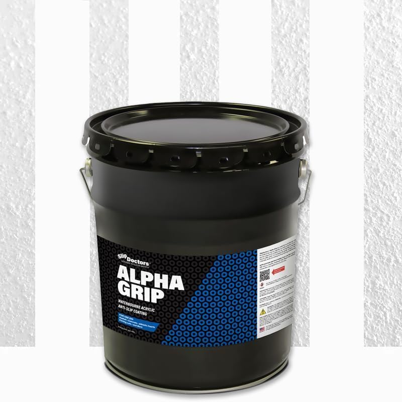 Alpha Grip Non-Slip Paint for Concrete & Asphalt Surfaces