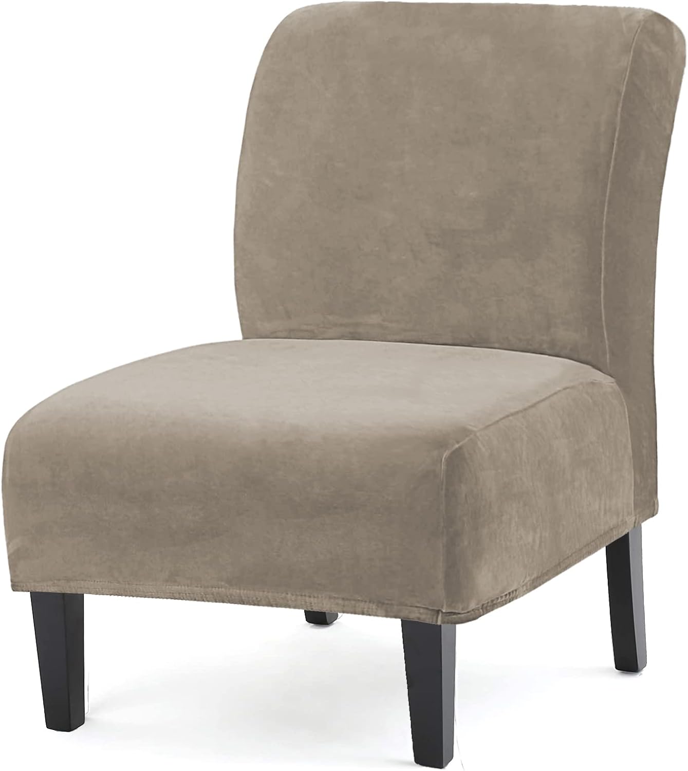 Thick Velvet Armless Chair Slipcover - Elegant Protection by UCCONO