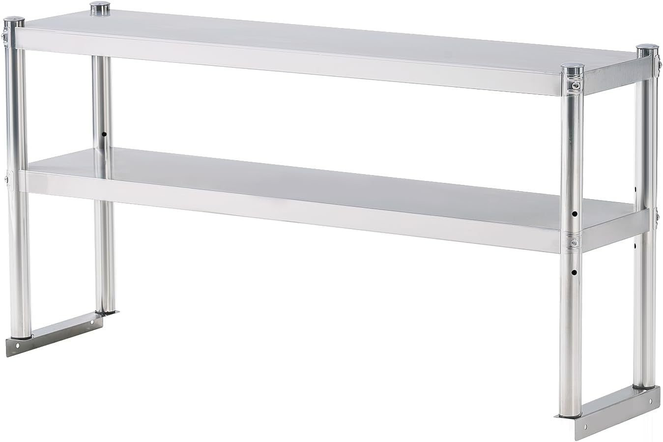 Stainless Steel Shelf 2 Tier Overshelf for Kitchen Prep Table