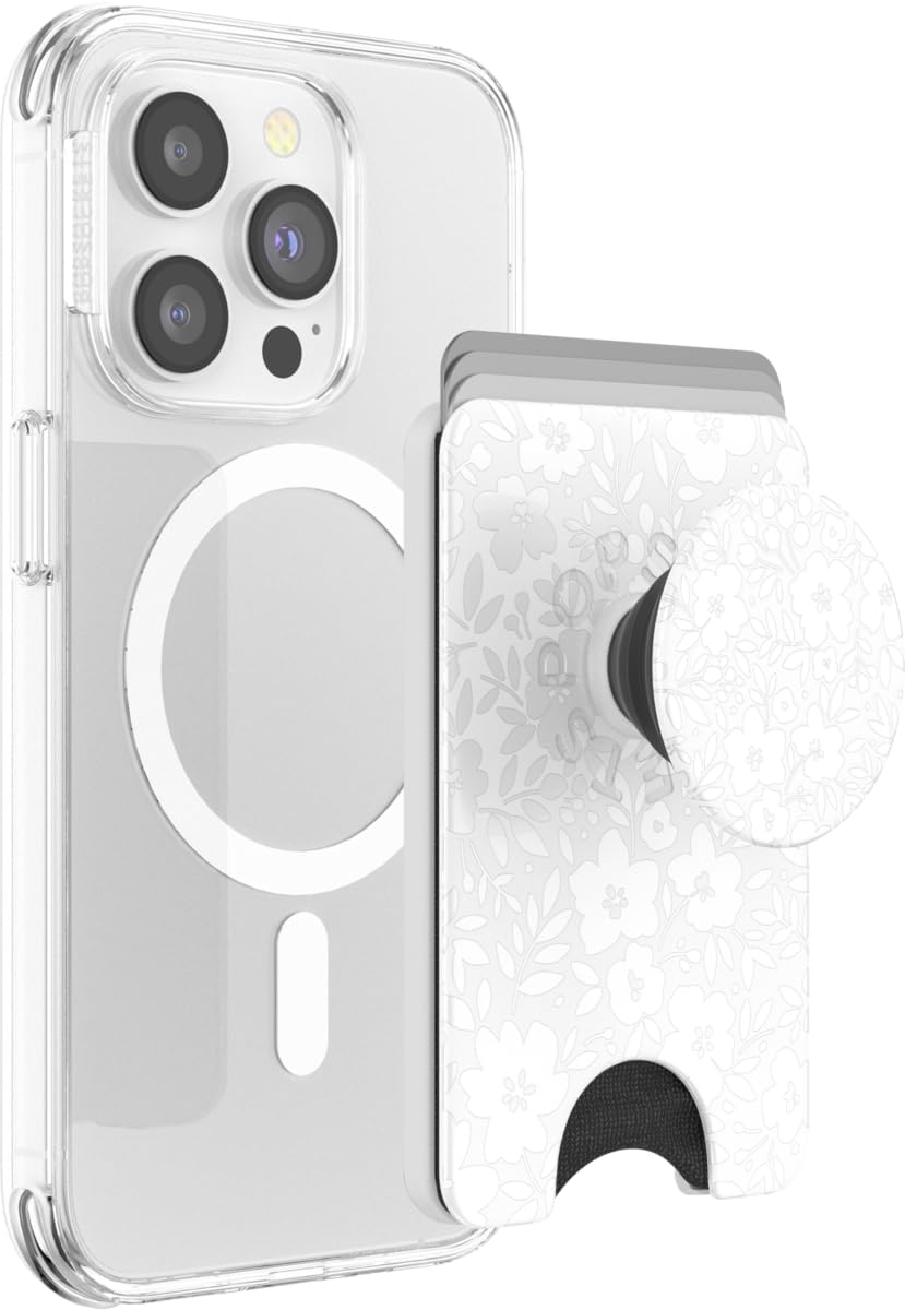 PopSockets Phone Wallet with Expanding Grip for MagSafe Use