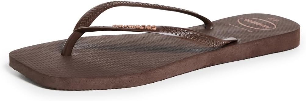 Havaianas Women's Slim Square Logo Pop Up Flip Flops Review