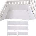 Mesh Liner Padded Covers 4Pcs Soft Breathable Cotton Pads - Four-Sided