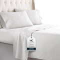 HC COLLECTION Bed Sheets Set King with 2 Pillowcases - Hotel Luxury
