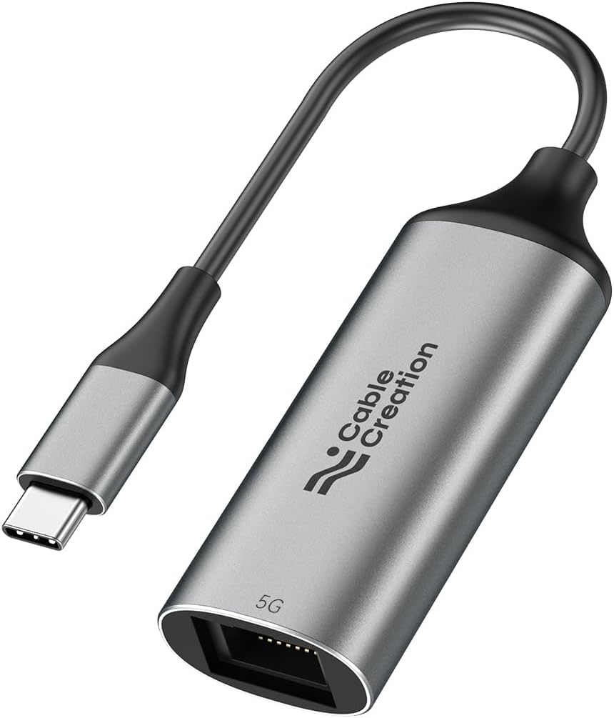 5Gbps USB C to Ethernet Adapter for Fast Network Connections