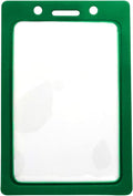 Vertical Color-Frame Badge Holder 100 Pack - Top Loading Card