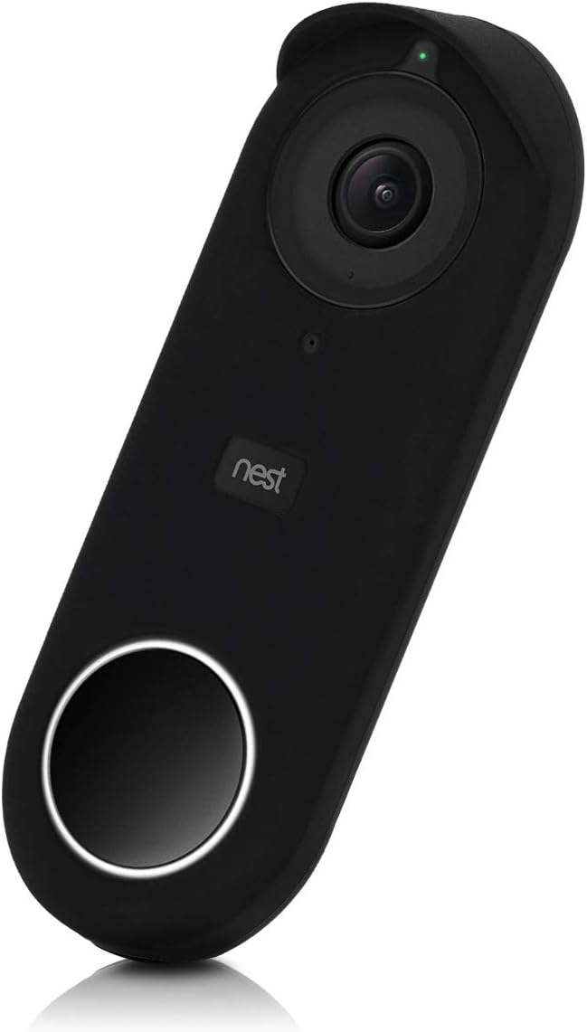 Black Silicone Cover for Nest Hello - Protection Boost!
