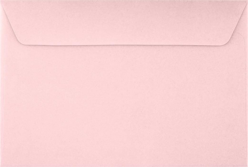 LUXPaper 6 x 9 Booklet Envelopes in Candy Pink for All Occasions