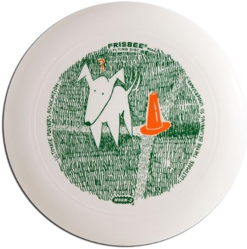Wham-O UMAX Frisbee - Quizzical Dog Design: Ultimate Fun!