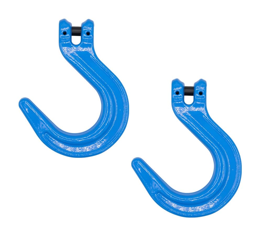 2 Pack 1/2in Grade 100 Clevis Foundry Hook for Towing & Lifting